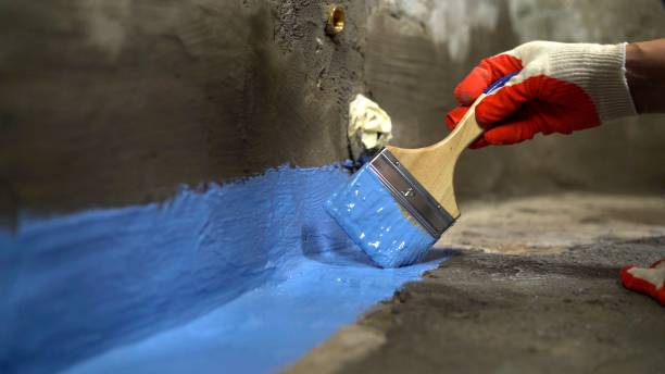 Professional waterproofing crew in Leslie, Leslie, MI
